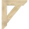 Ekena Millwork Traditional Slat Rough Sawn Bracket, Douglas Fir, 6"W x 30"D x 34"H BKT06X30X34TRA06RDF - alternate 3